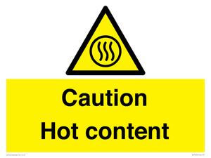 Caution Hot content